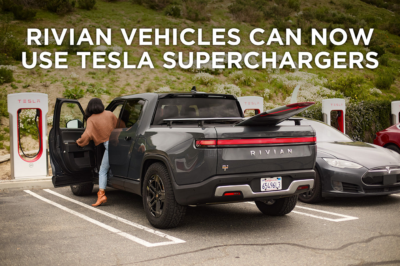 Rivian Vehicles Can Now Use Tesla Superchargers!