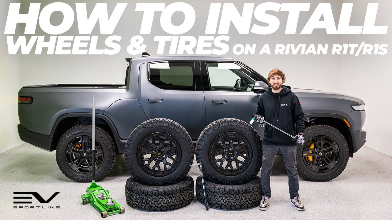How to Properly Install Wheels & Tires on Rivian R1T / R1S 🔧 A Step-by-Step DIY Home Instruction Guide