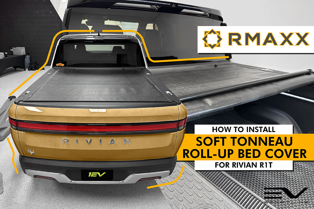 RMaxx Soft Tonneau Roll-up Bed Cover for Rivian R1T Installation Instructions