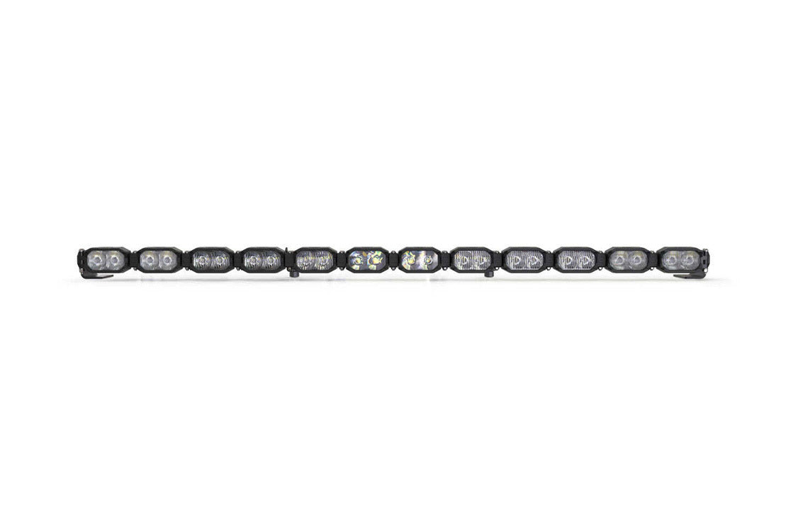 Off-Road Light Bar / Single Row LED 12 Pod / 47" Morimoto BangerBar for Rivian R1S / R1T