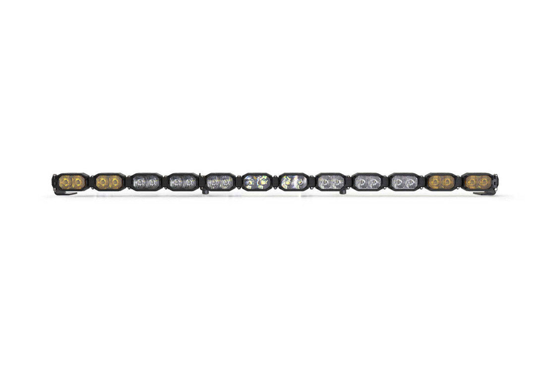 Off-Road Light Bar / Single Row LED 12 Pod / 47" Morimoto BangerBar for Rivian R1S / R1T