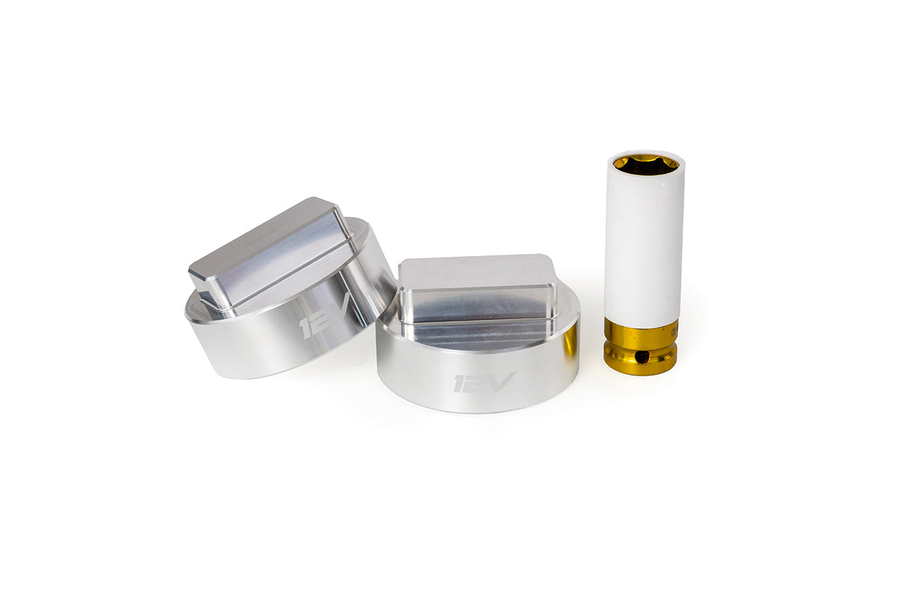 Audi e-tron / e-tron GT Billet Aluminum Precision Lifting Jack Pad Pucks by Team 1EV