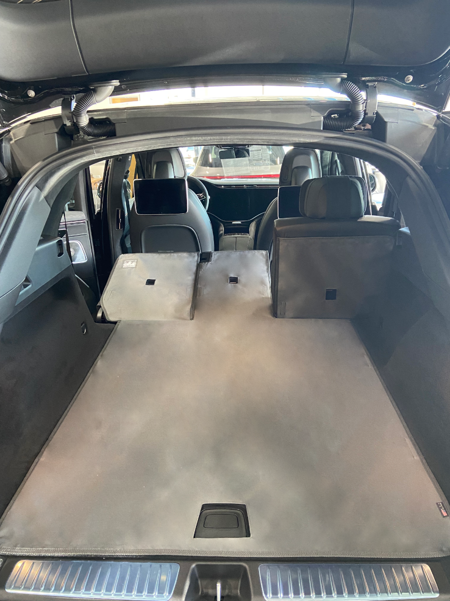 Rear Cargo and Back Seat Down Canvasback Liner and Surface Covers for 2022-2026 Mercedes EQS SUV