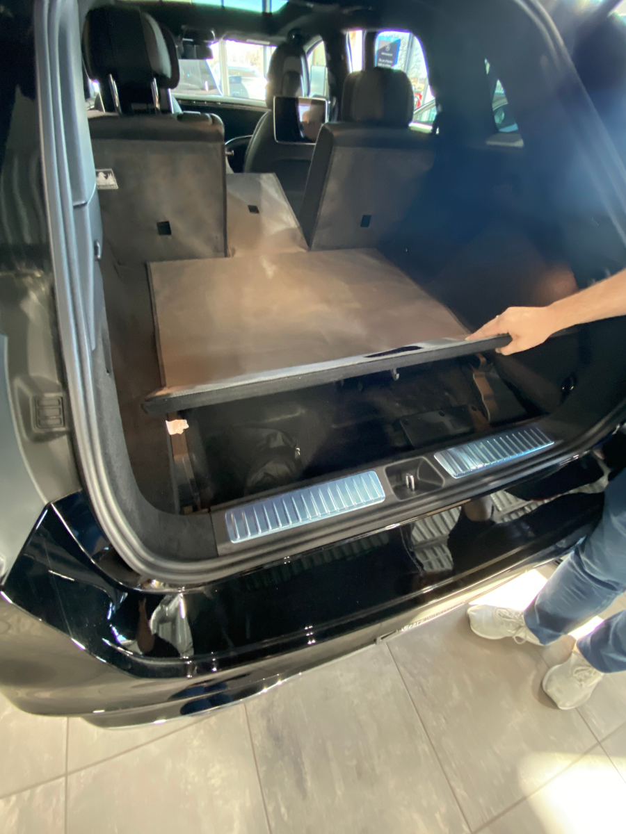 Rear Cargo and Back Seat Down Canvasback Liner and Surface Covers for 2022-2026 Mercedes EQS SUV