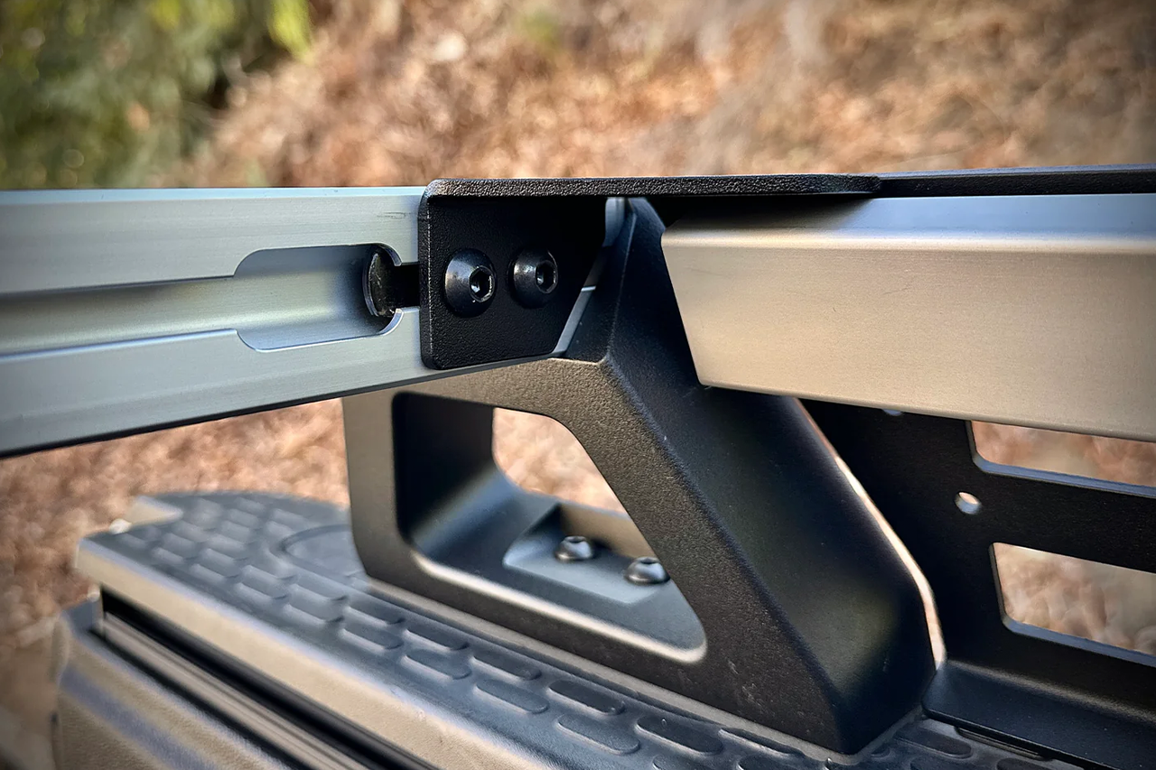 Molle Panels for Badwater Low Profile Aluminum Crossbar Bed Rack for Rivian R1T by Range Industries
