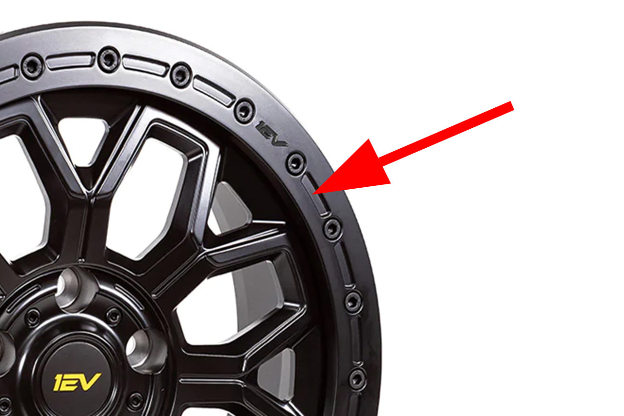 Replacement Beadlock Parts - R80B Rmaxx Beadlock Off Road 20" Forged Wheel for Rivian R1T / R1S