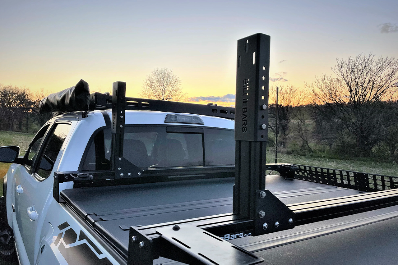 Awning Mount Bracket Kit for Rivian R1T BillieBars Crossbar Low Profile Bed Racks