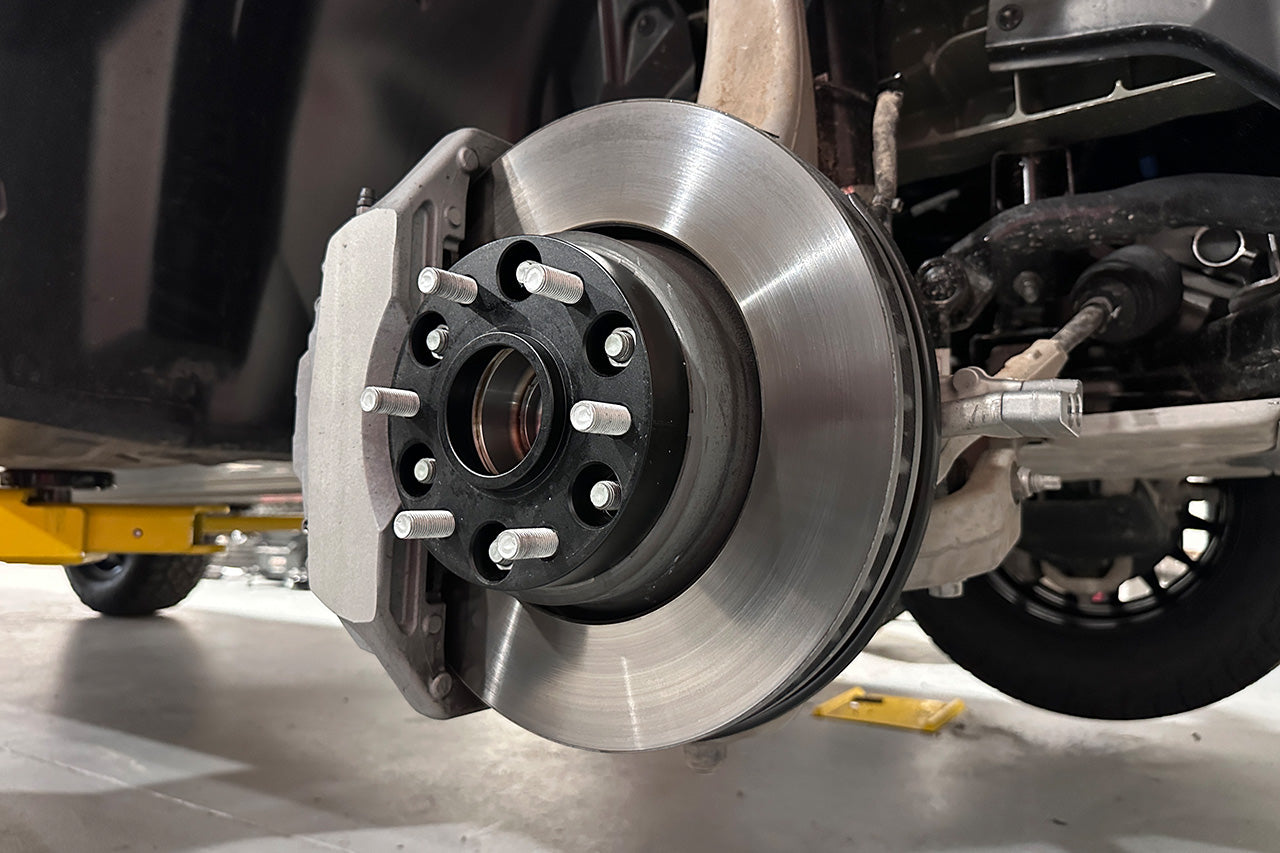 Tesla Cybertruck Wide Stance Black Anodized Billet Aluminum Spacer Set (Set of 2)