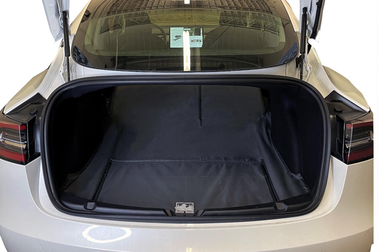 Rear Cargo and Back Seat Down Canvasback Liner and Surface Covers for 2017-Present Tesla Model 3