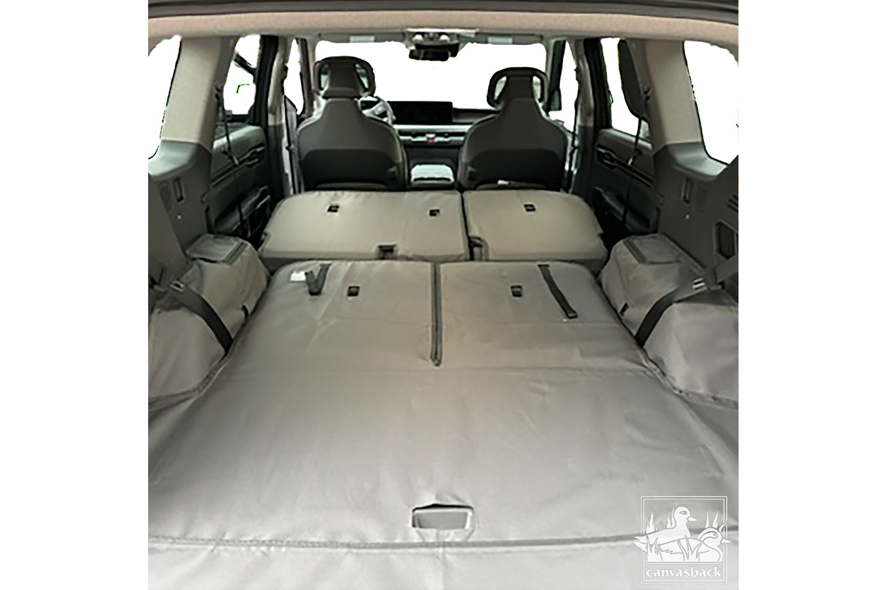 Rear Cargo and Back Seat Down Canvasback Liner and Surface Covers for 2024-Present Kia EV9