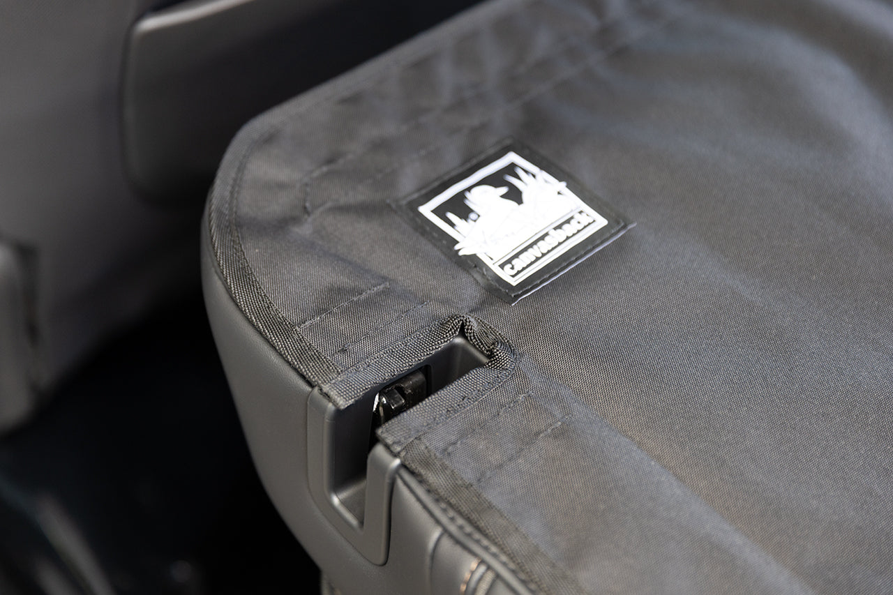 Rear Cargo and Back Seat Down Canvasback Liner and Surface Covers for Rivian R2