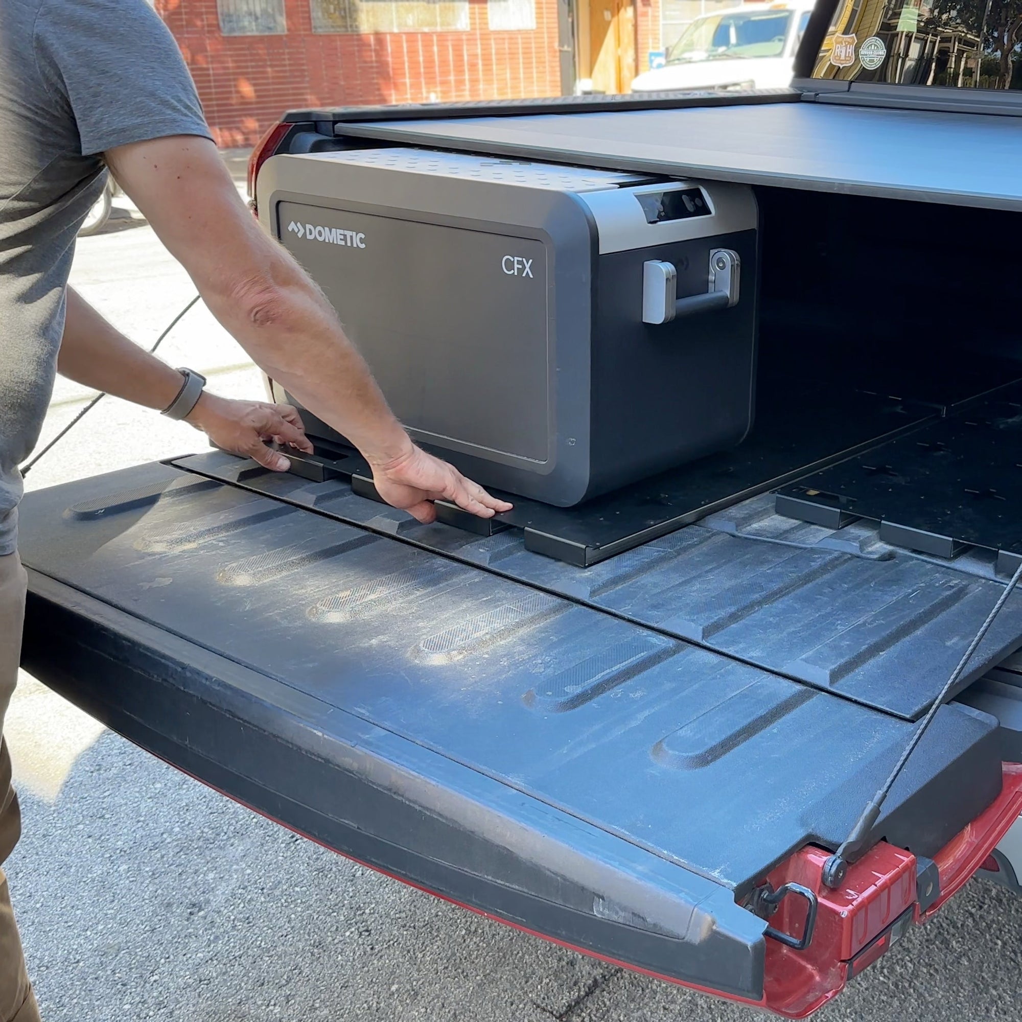 Bed Glider Roller Surface for Easy Cargo Load / Unload for Rivian R1T