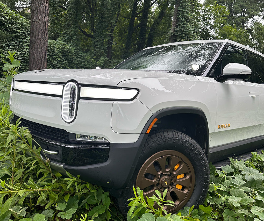Team 1EV LED Pod A-Pillar Ditch Lights System with Morimoto 4Bangers for Rivian R1T / R1S