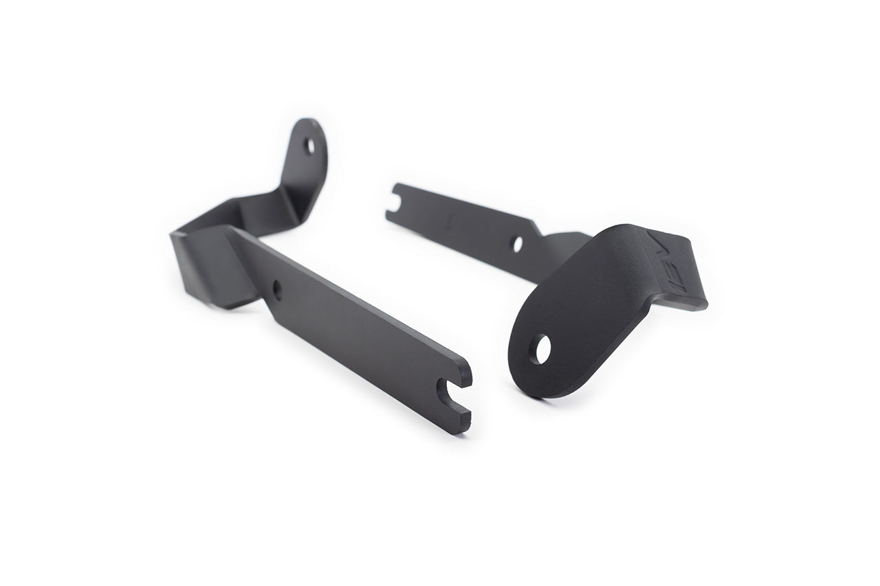 Team 1EV A-Pillar Hood Hinge LED Ditch Light Brackets for Rivian R1T / R1S