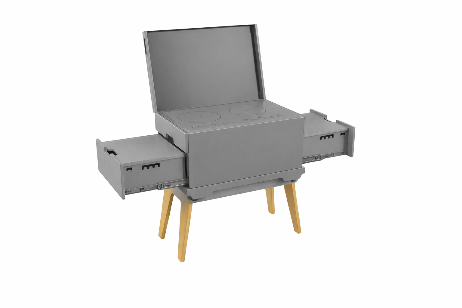Thunderbolt Adventure Field Table – Compact Folding Bamboo Camp Table