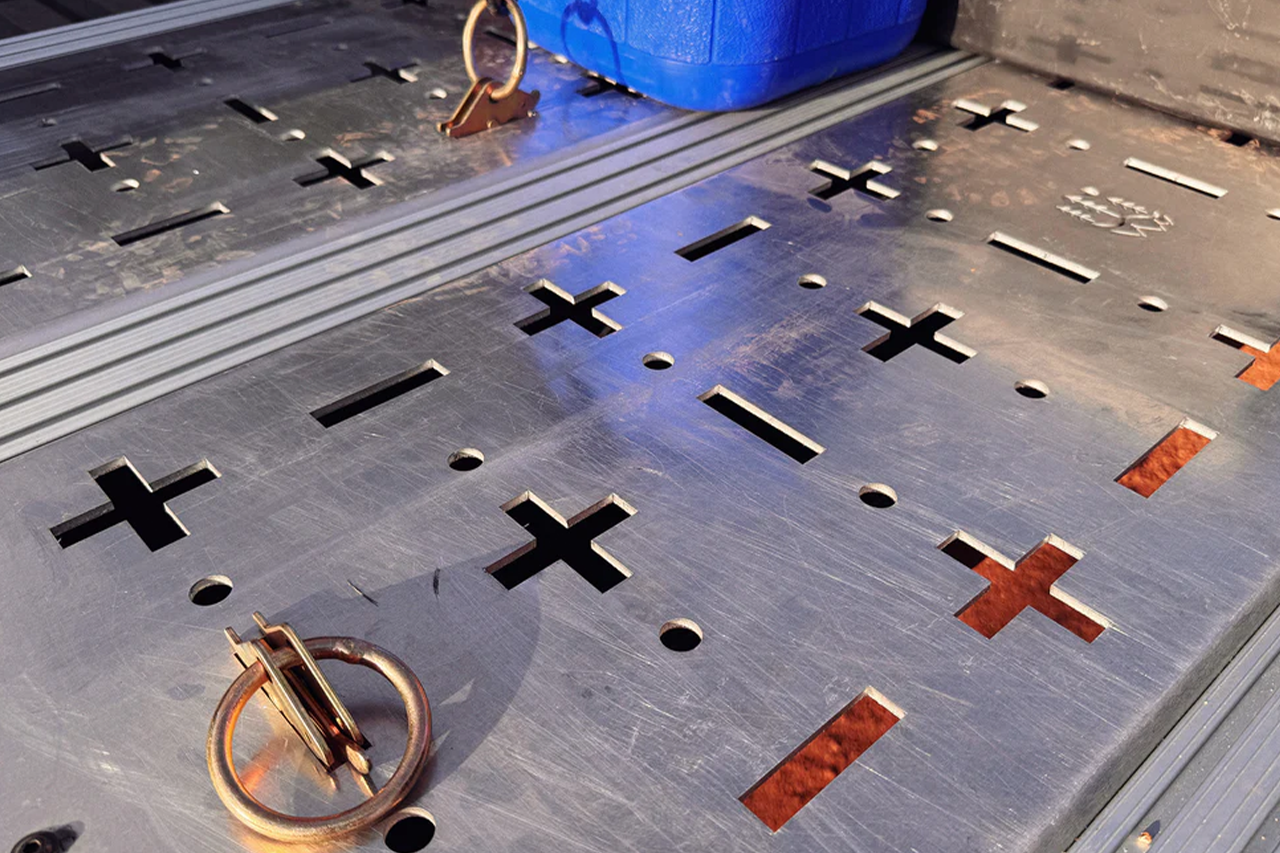 Full Length Slide-Out E-Track Bed Frame & Storage System for Tesla Cybertruck - by Fruble