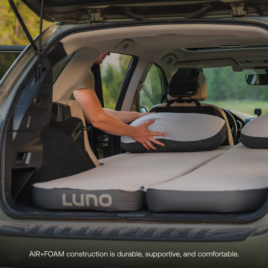 Luno Premium Custom Fit AIR+FOAM PRO Vehicle Mattress for Camp / Overland