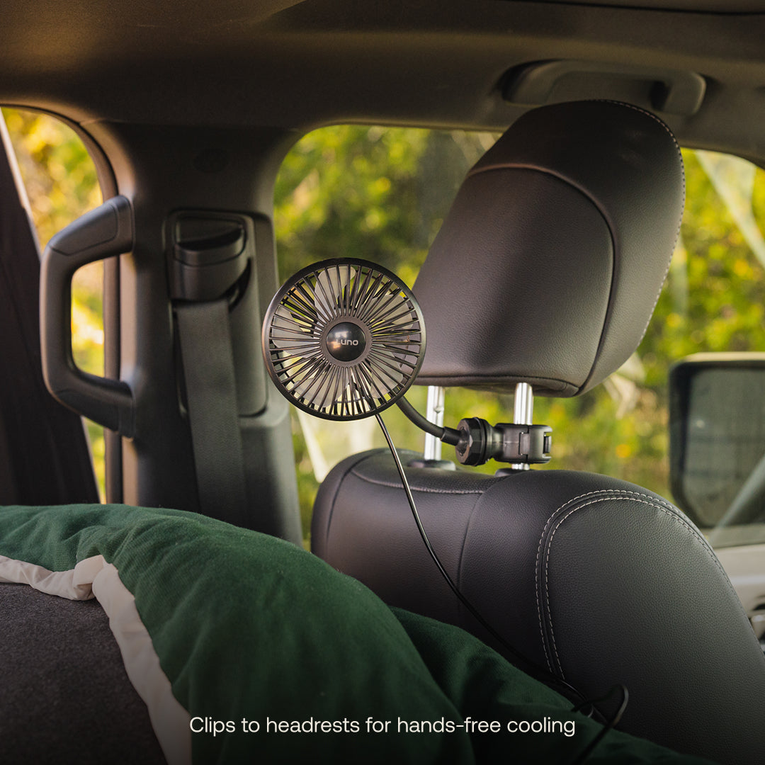 Luno In-Vehicle or Tent Portable Camping Fan