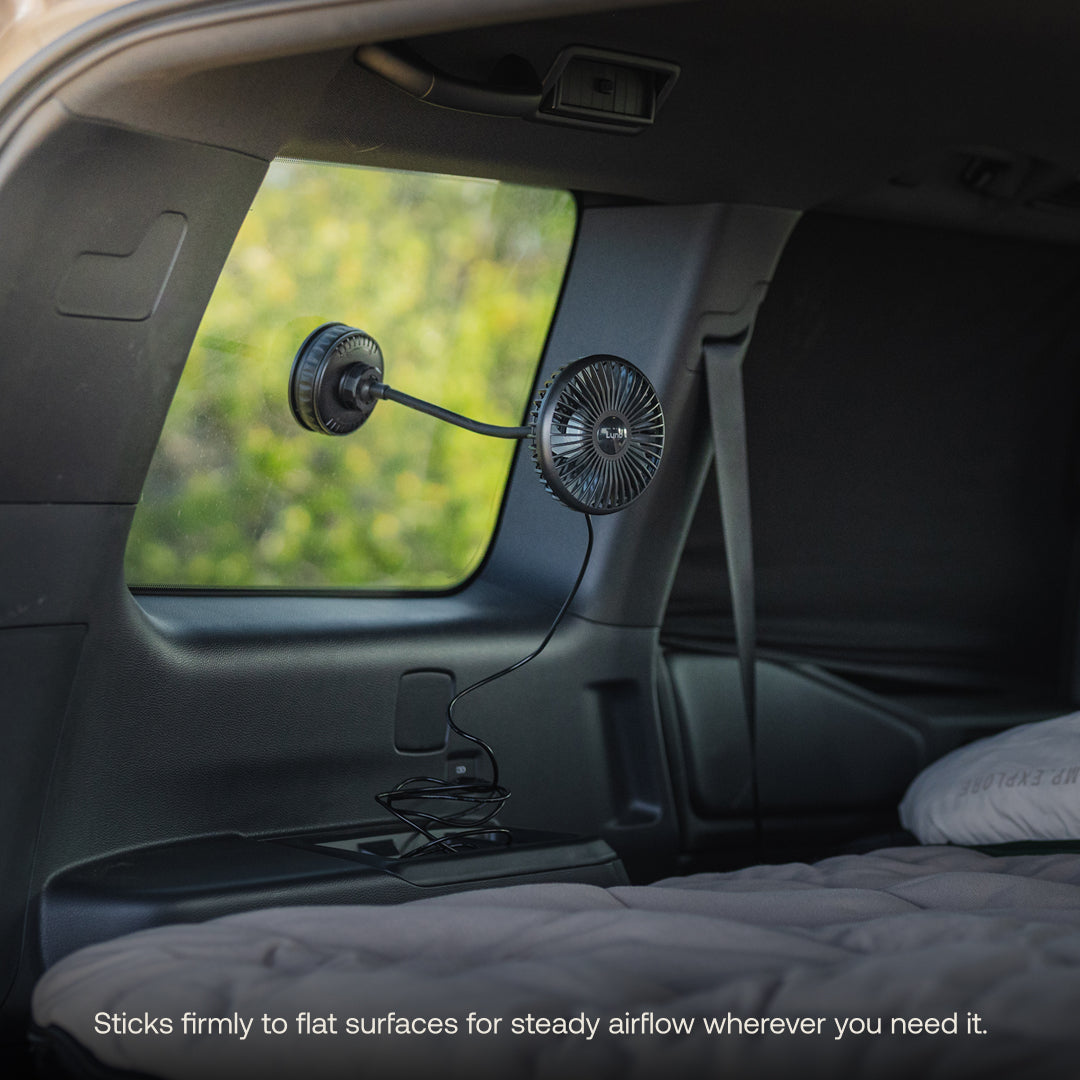 Luno In-Vehicle or Tent Portable Camping Fan
