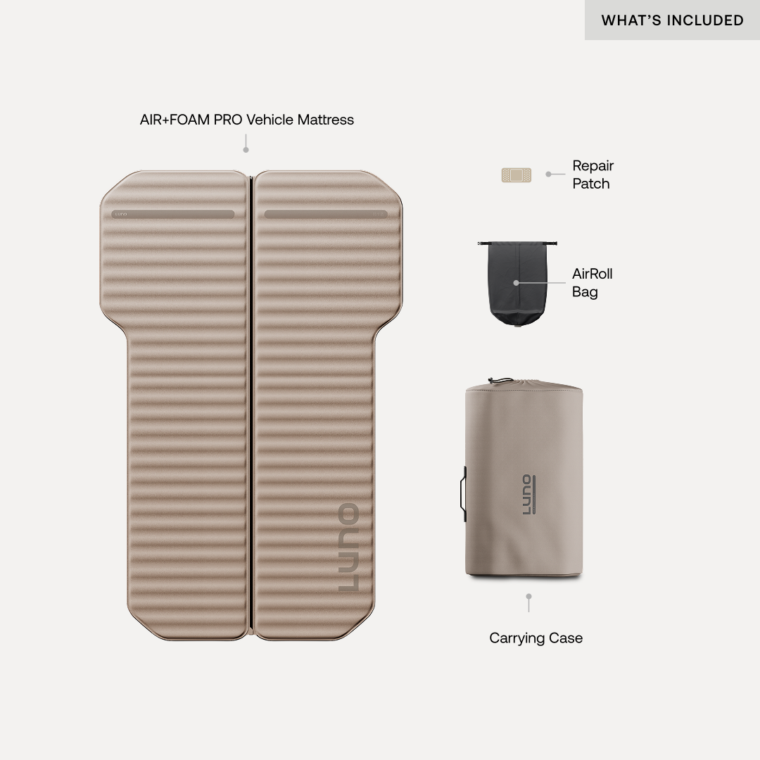 Luno AIR+FOAM PRO Rear Cabin Mattress for Rivian R1S