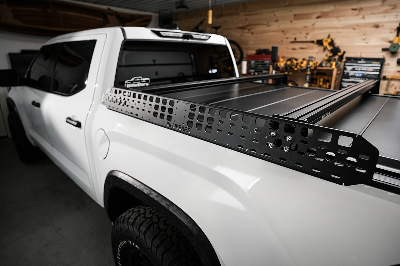 Side Molle Panels for Rivian R1T BillieBars Crossbar Low Profile Bed Racks