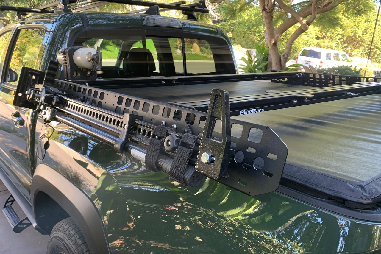 Side Molle Panels for Rivian R1T BillieBars Crossbar Low Profile Bed Racks