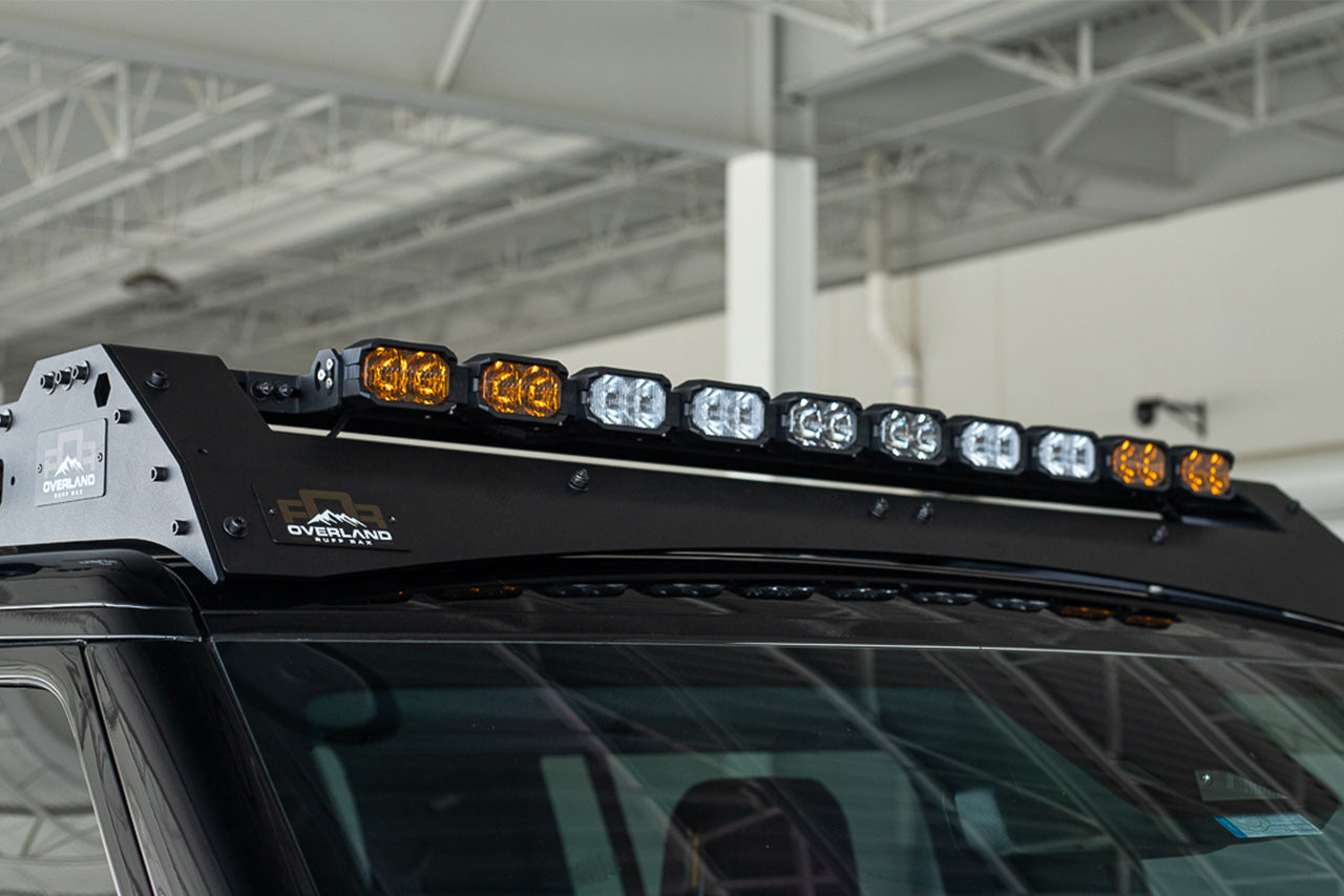 Off-Road Light Bar / Single Row LED 10 Pod / 40" Morimoto BangerBar for Rivian R1T / R1S