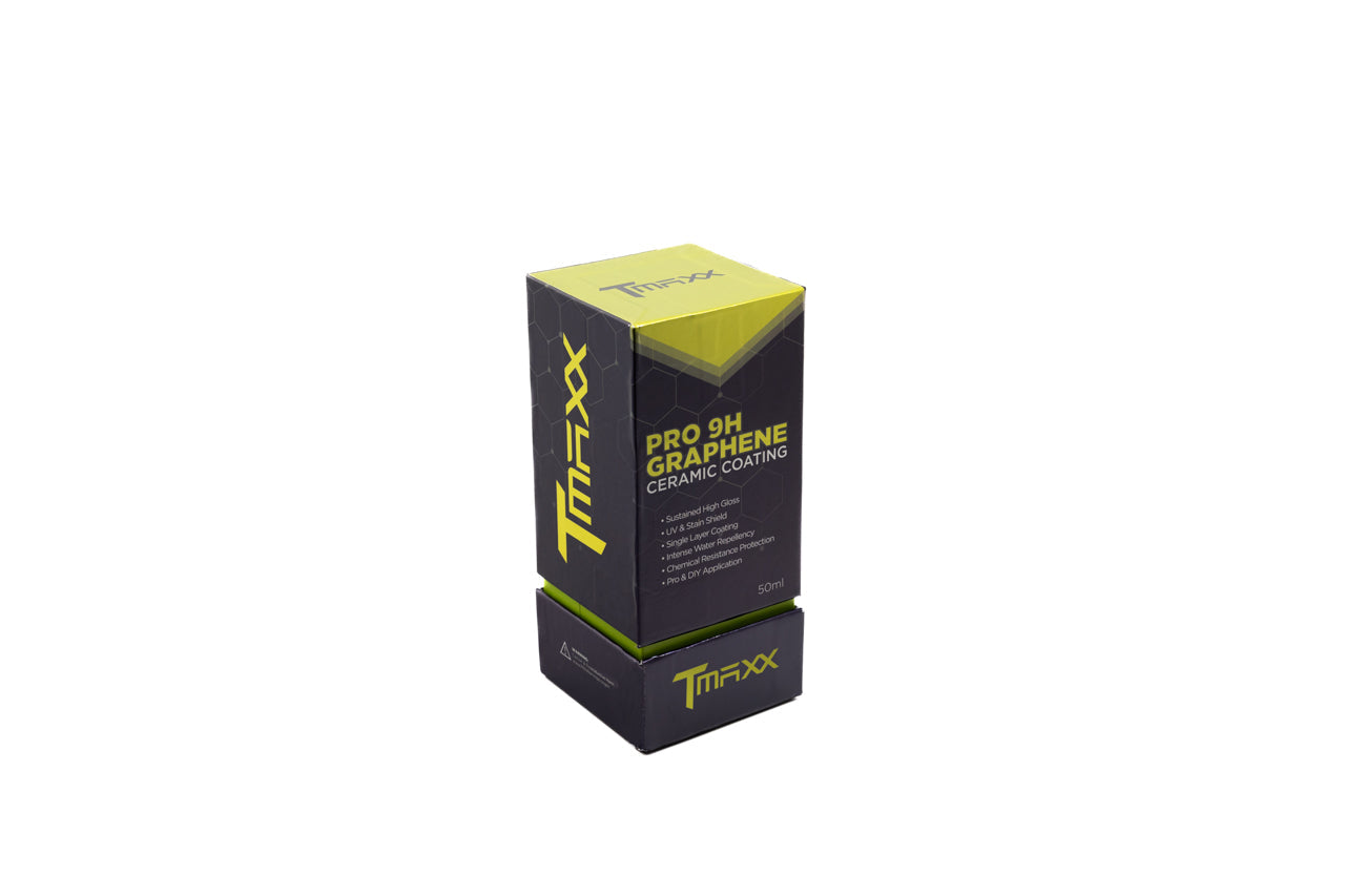 TMaxx Ceramic Coating Pro 9H Graphene (50ml) - Paint Protection & Applicator Kit