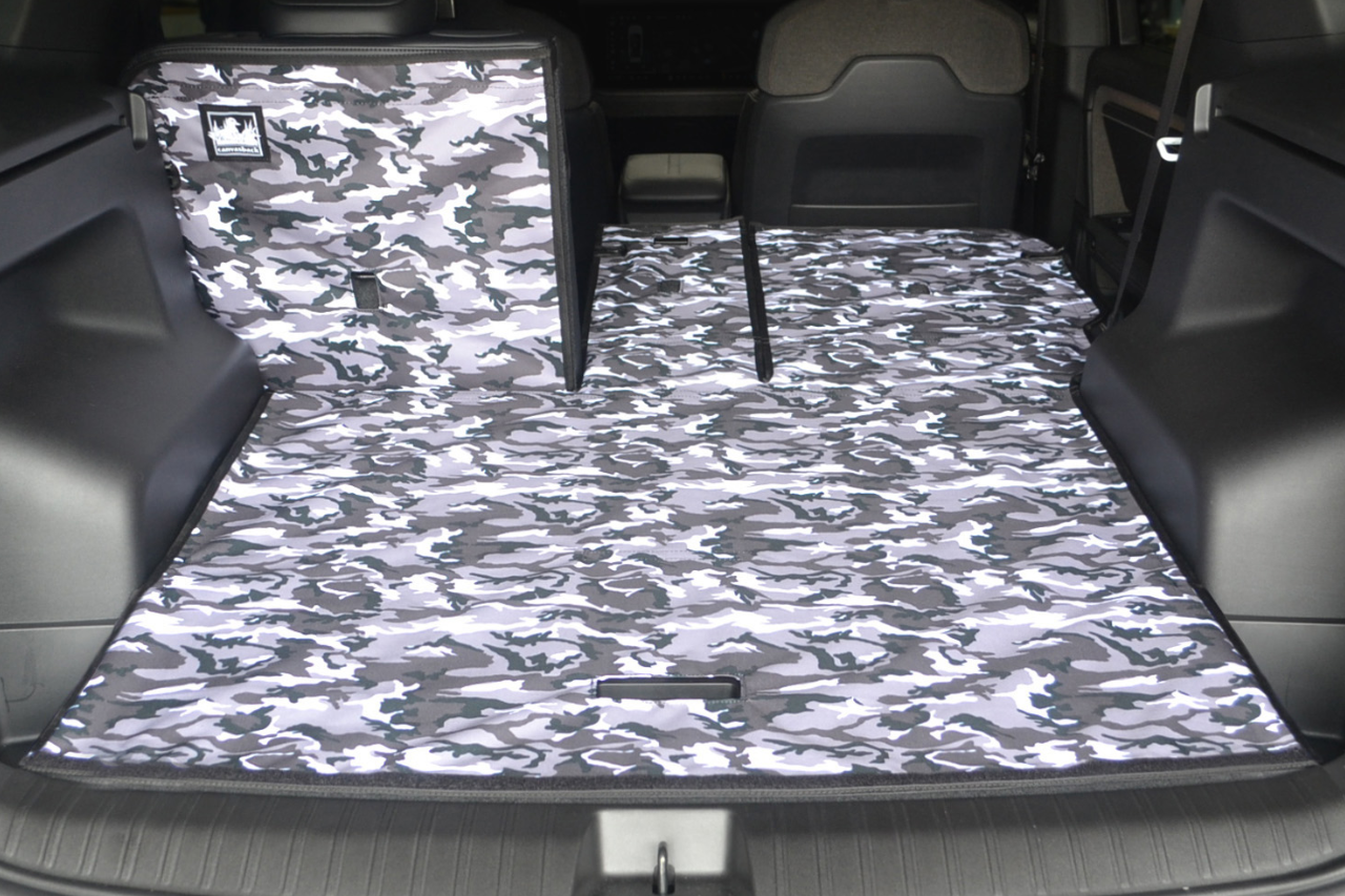 Rear Cargo and Back Seat Down Canvasback Liner and Surface Covers for Rivian R2
