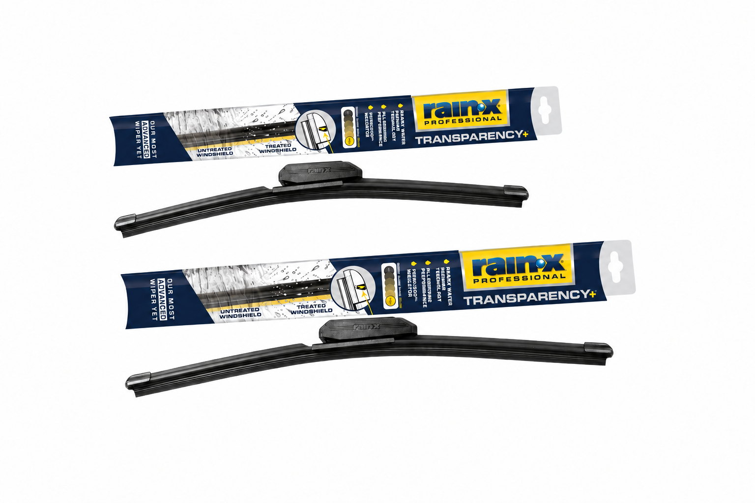 Rain-X Professional Transparency+ Upgraded 2-in-1 Windshield Wiper Blades for Kia EV9 (Set of 2)