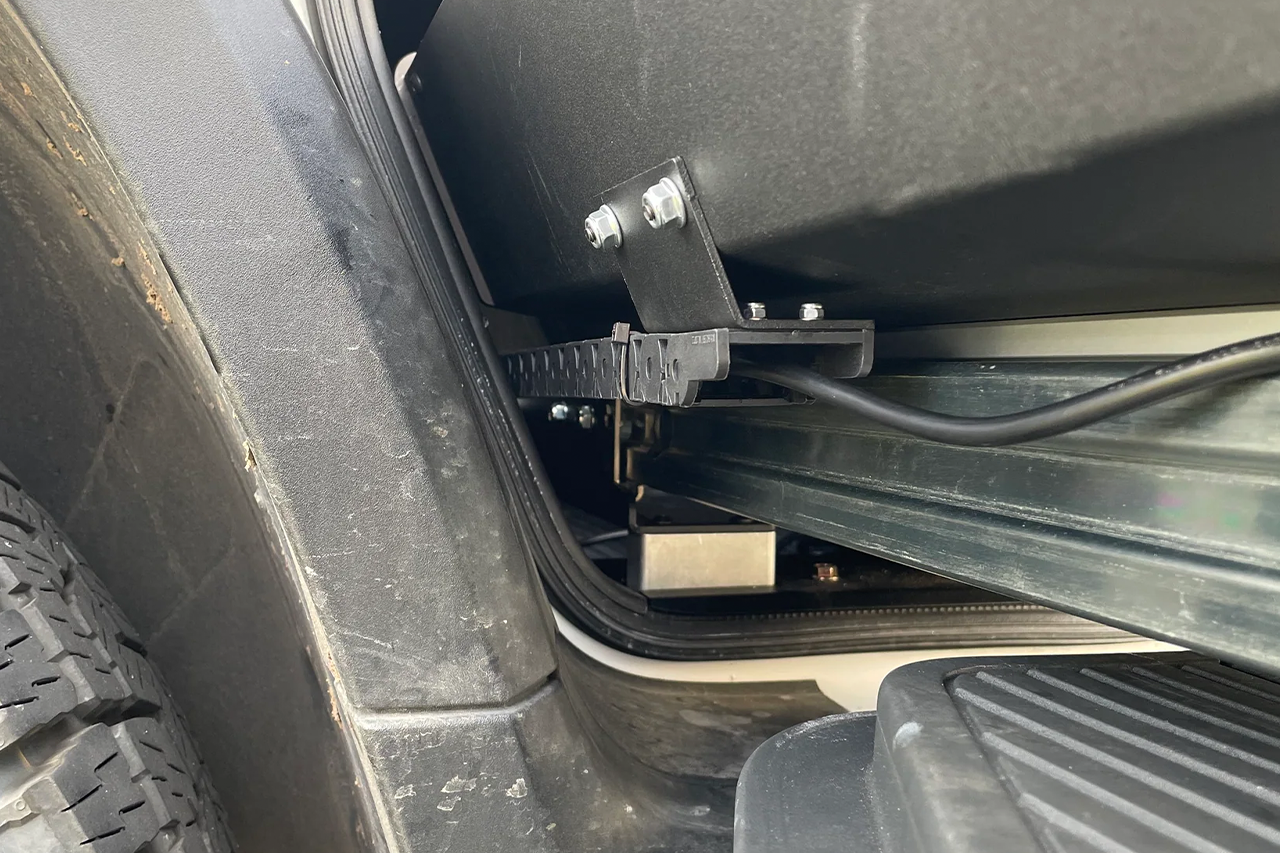 Gear Tunnel Single Sided Slide Out Trolley Sled for Rivian R1T by Range Industries