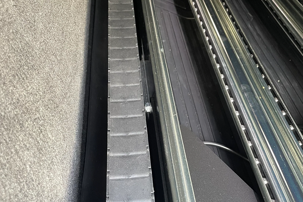 Gear Tunnel Single Sided Slide Out Trolley Sled for Rivian R1T by Range Industries