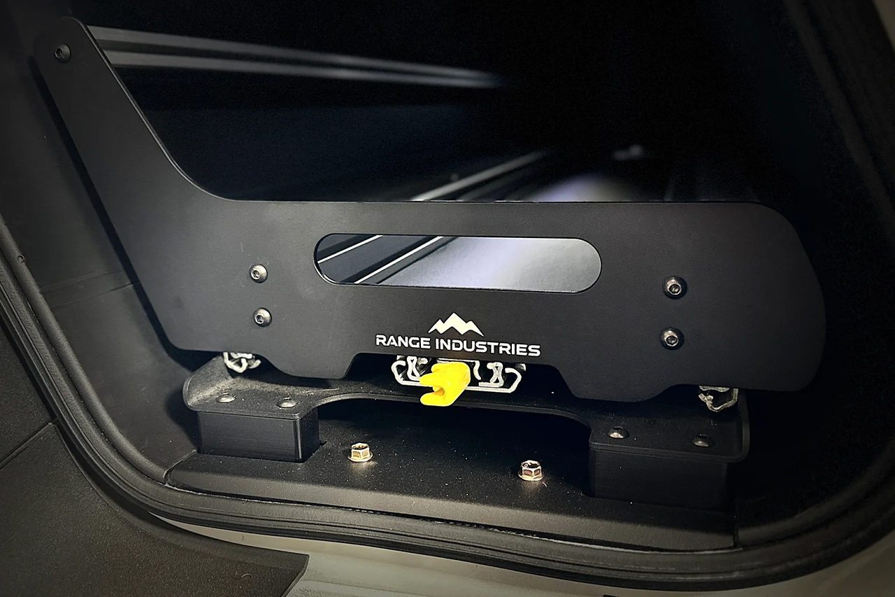 Gear Tunnel Single Sided Slide Out Trolley Sled for Rivian R1T by Range Industries