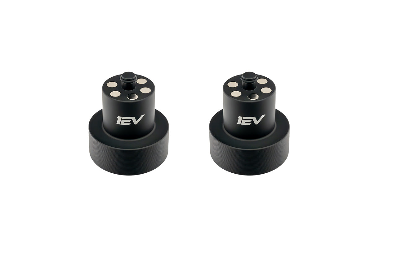 Jack Pad Pucks - Team 1EV Scout Series Billet Aluminum Heavy Duty Lifting Jack Pucks for Rivian R1T / R1S