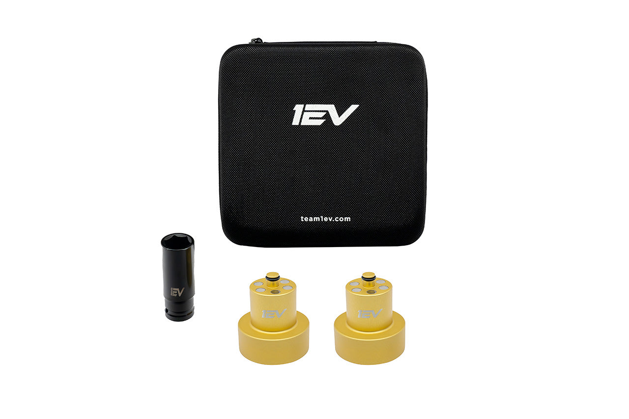 Jack Pad Pucks - Team 1EV Scout Series Billet Aluminum Heavy Duty Lifting Jack Pucks for Rivian R1T / R1S