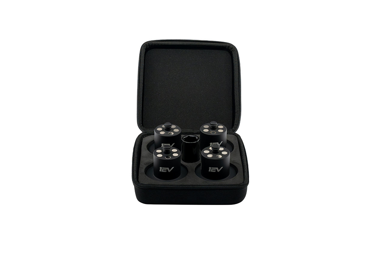 Jack Pad Pucks - Team 1EV Scout Series Billet Aluminum Heavy Duty Lifting Jack Pucks for Rivian R1T / R1S