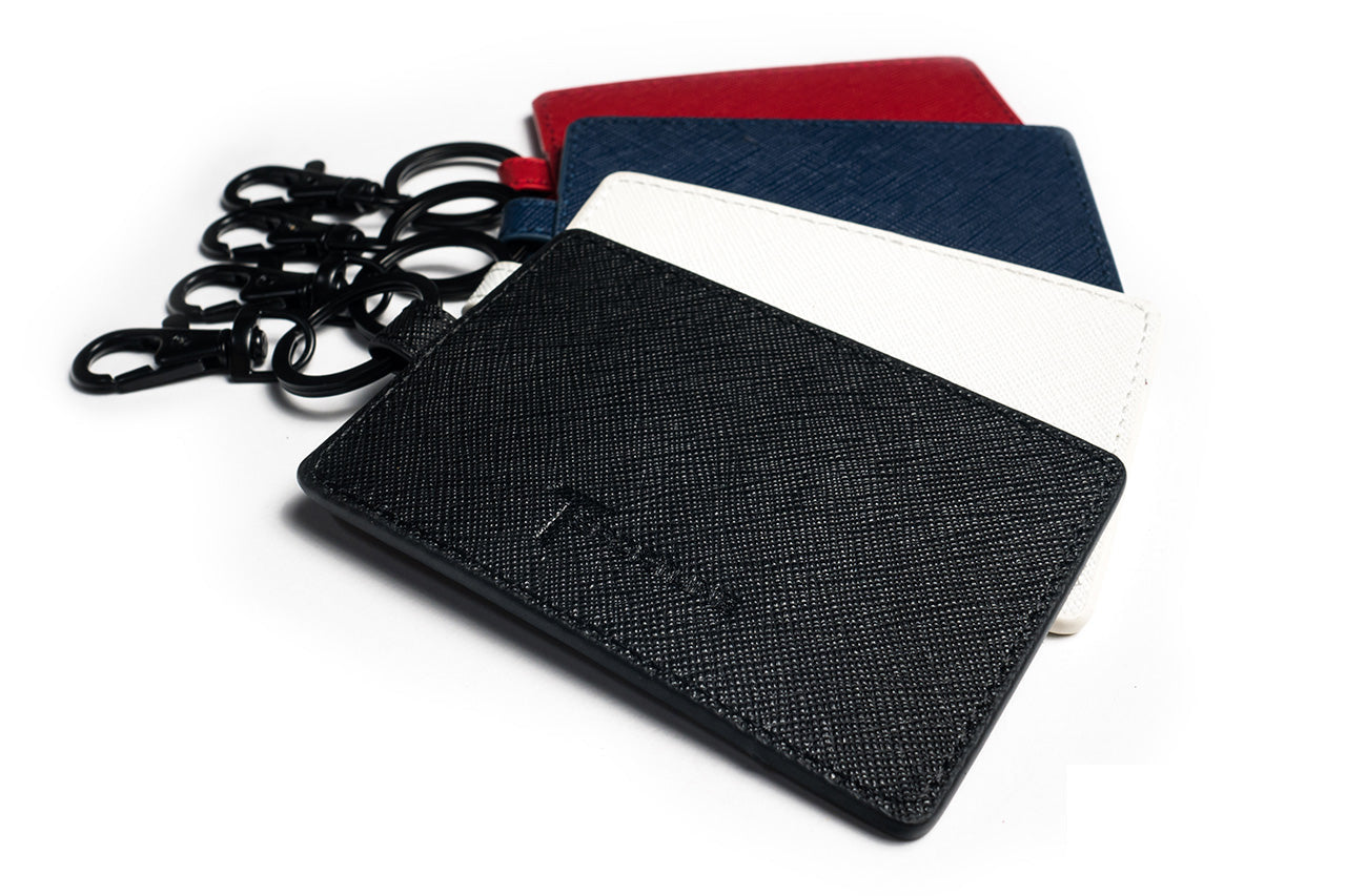 Tesla Model S 3 X Y Cybertruck Color Matched Leather Key Card Holder