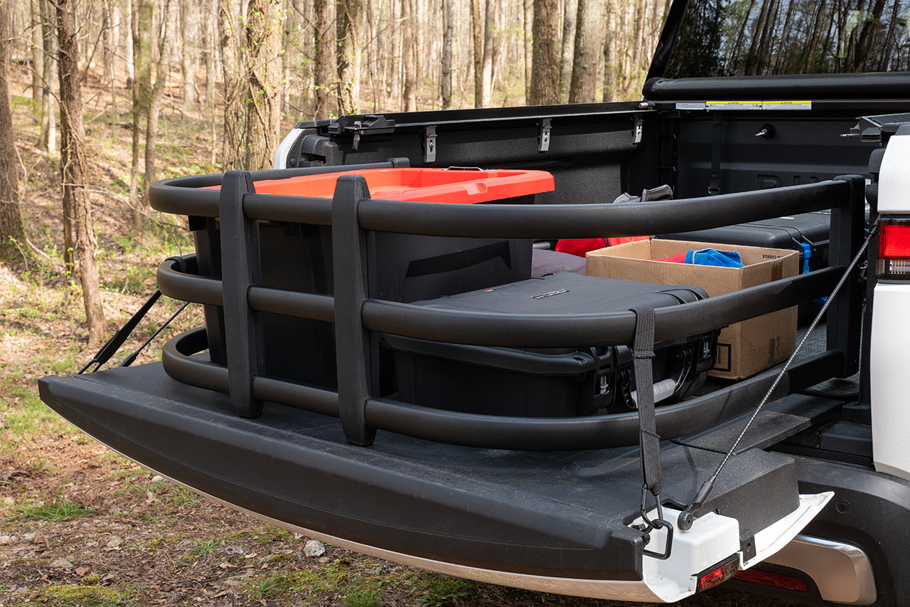 Team 1EV Flip-Out Bed Extender - RMaxx Exclusive No Drill / Bolt-on Design for Rivian R1T