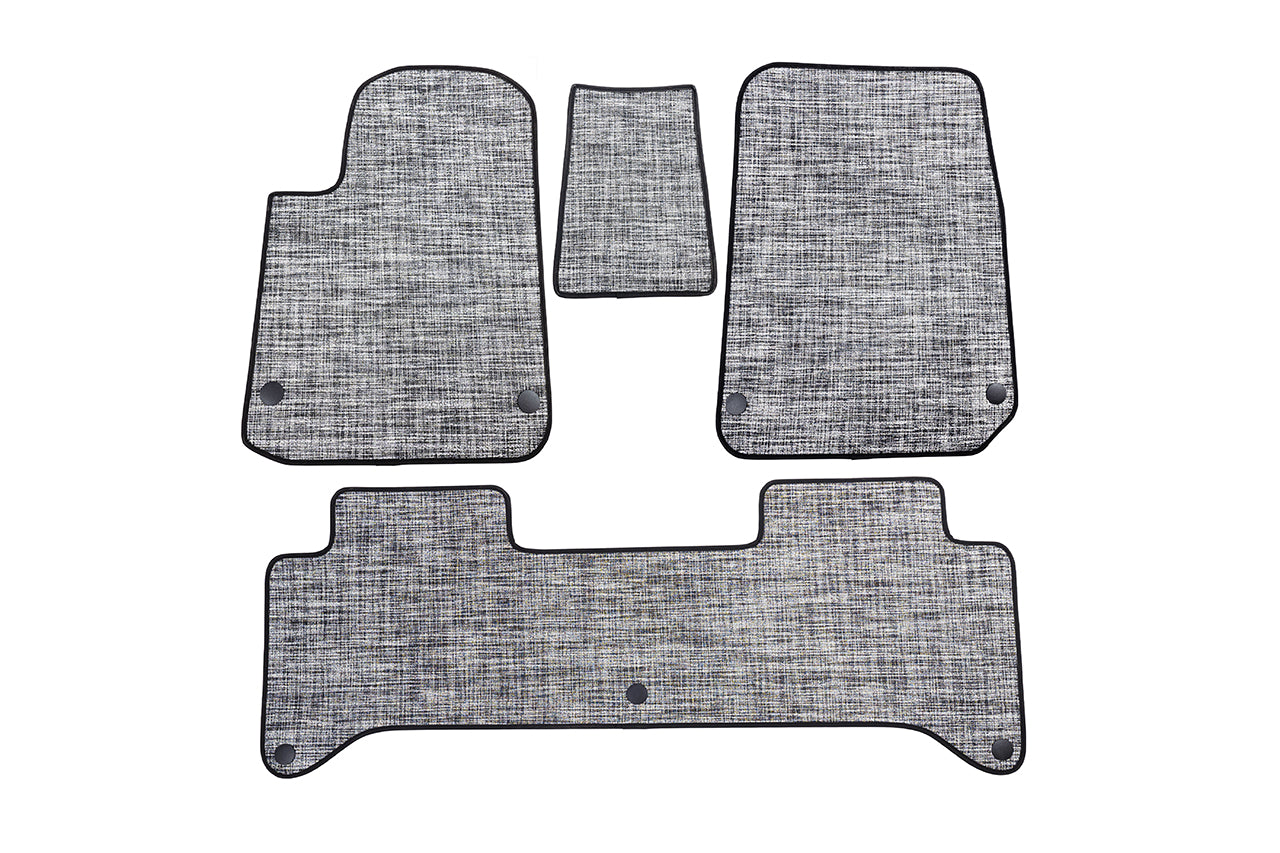 Chilewich Custom Color & Weave Floor Mat Sets for Rivian R1T / R1S