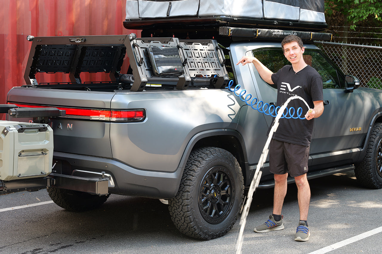 Team 1EV Onboard 40 Gallon Pressurized and Heated On-Demand Water System for Rivian R1T