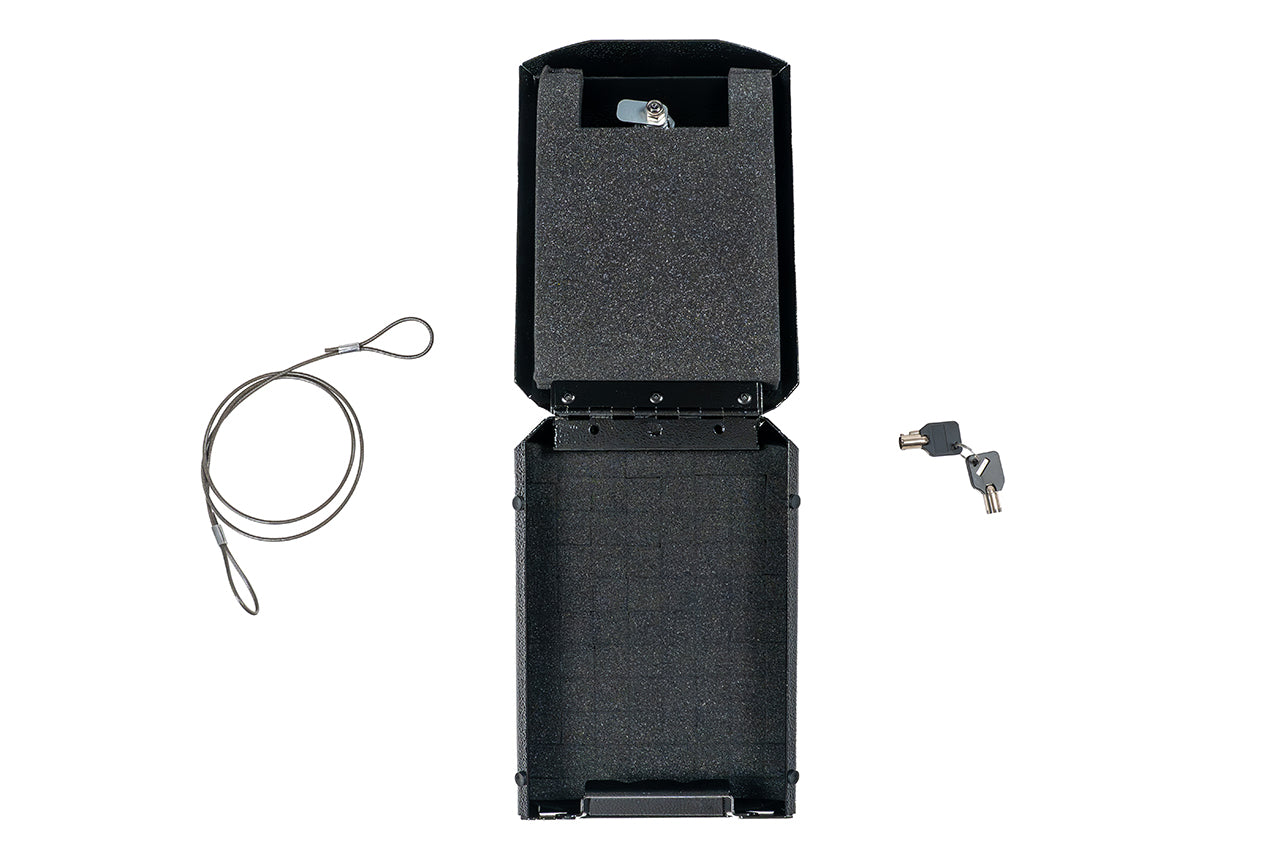 Team 1EV Camp Speaker Replacement Locking Gun & Valuables Steel Vault Box for Rivian R1T / R1S