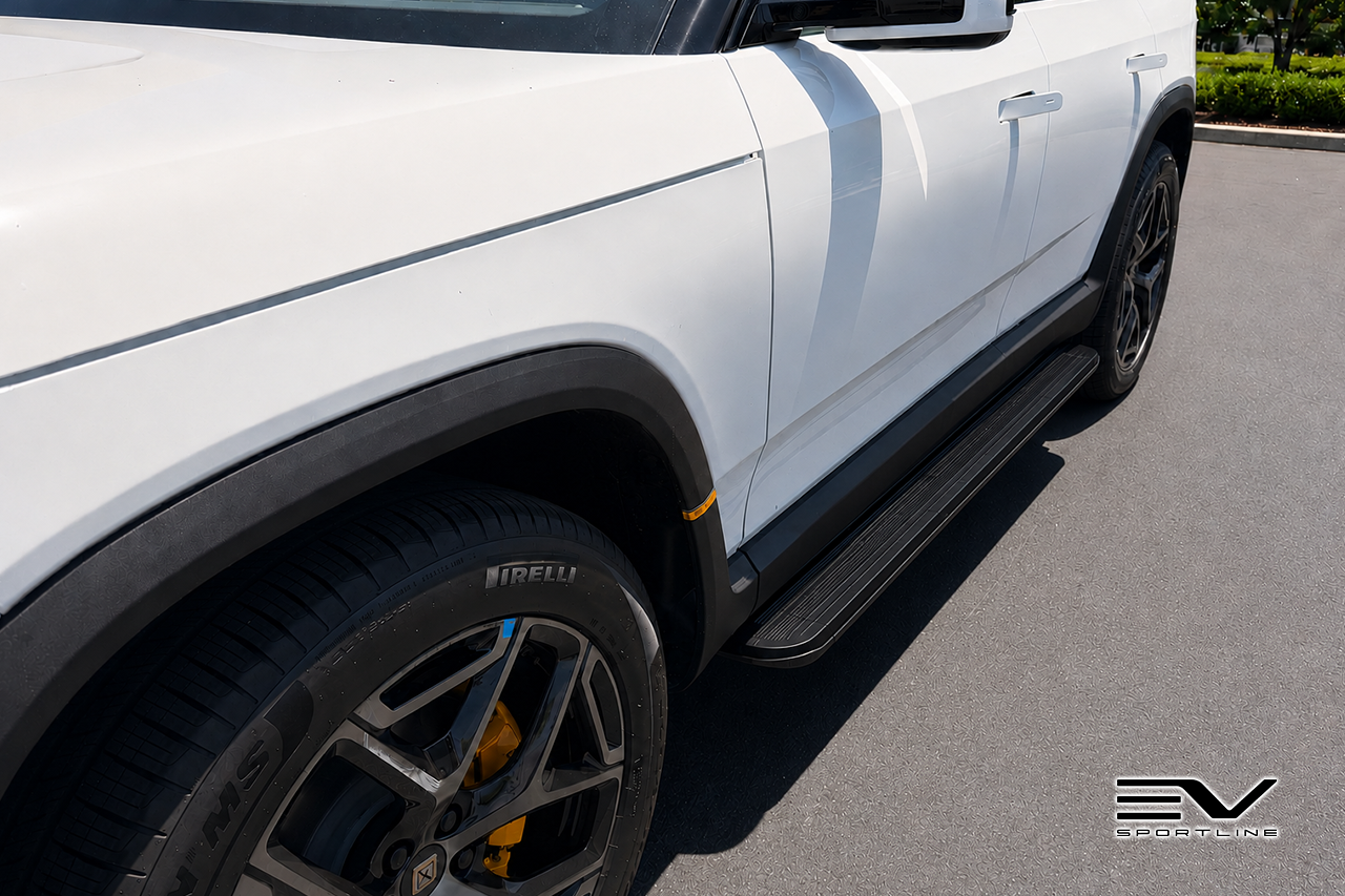 Team 1EV RMaxx Lightweight Aluminum Running Board Side Steps for Rivian R2