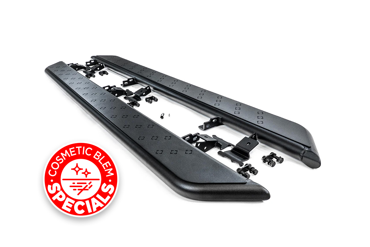 OPEN BOX SPECIAL! RMaxx Lightweight Aluminum Running Board Side Steps for Rivian R1T / R1S