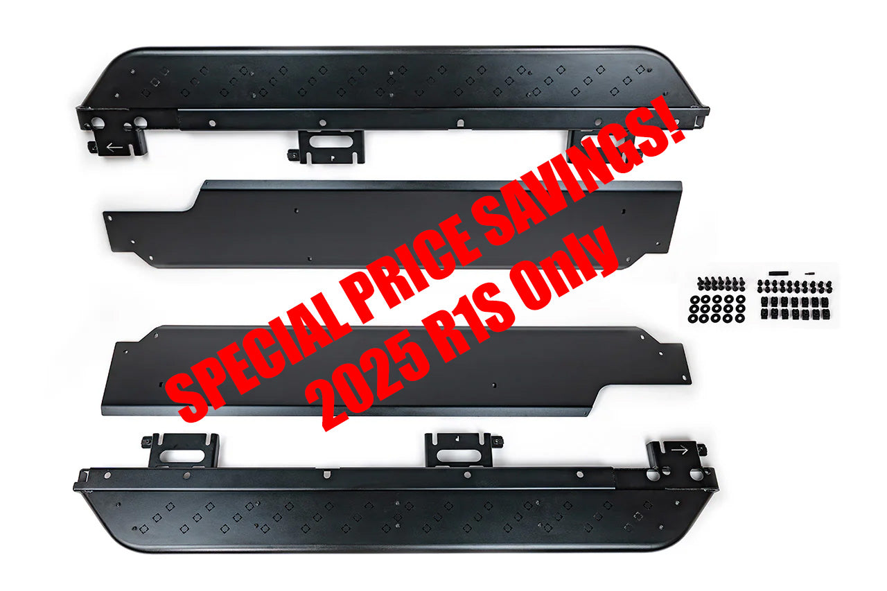 SPECIAL BLOWOUT - Team 1EV RMaxx Rock Sliders for Rivian R1S - LIMITED QUANTITY