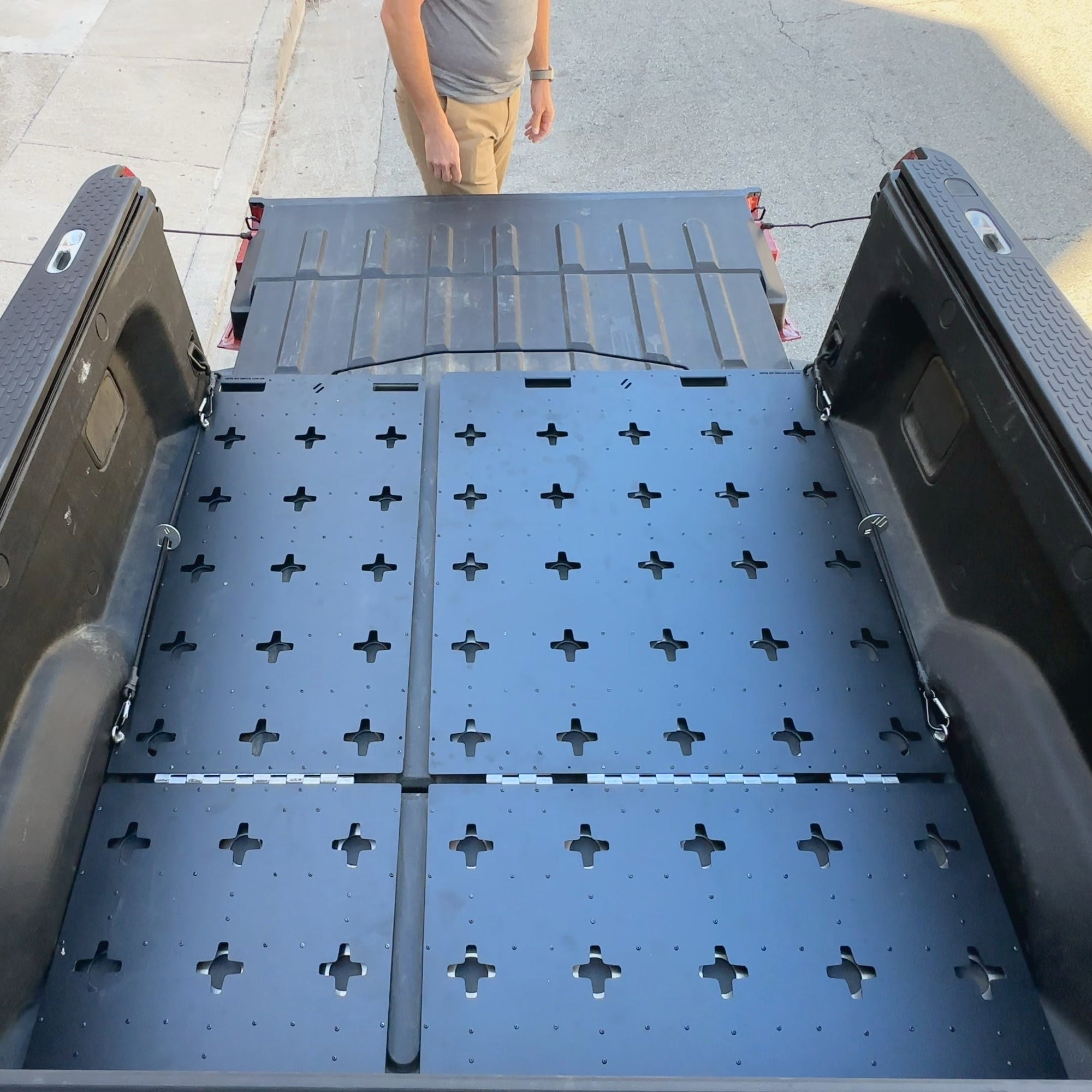 Bed Glider Roller Surface for Easy Cargo Load / Unload for Rivian R1T