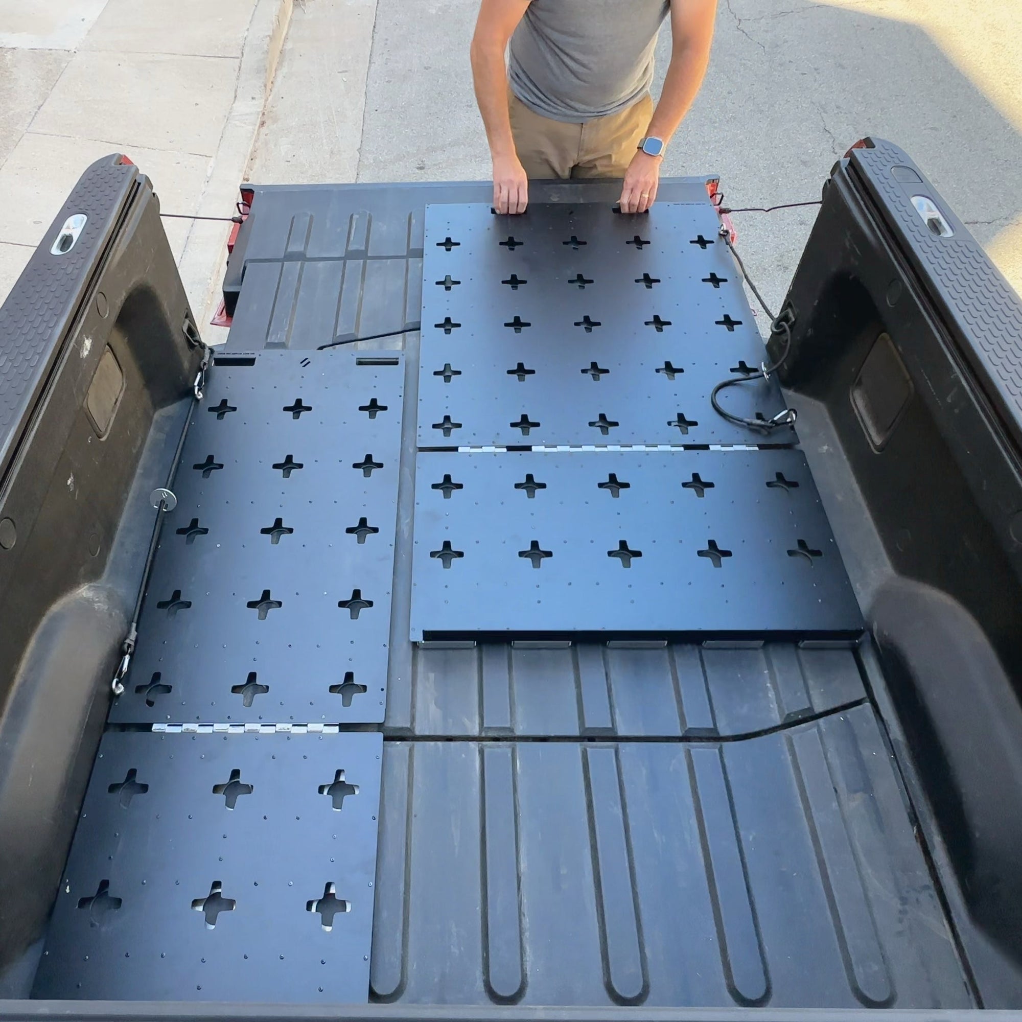 Bed Glider Roller Surface for Easy Cargo Load / Unload for Rivian R1T