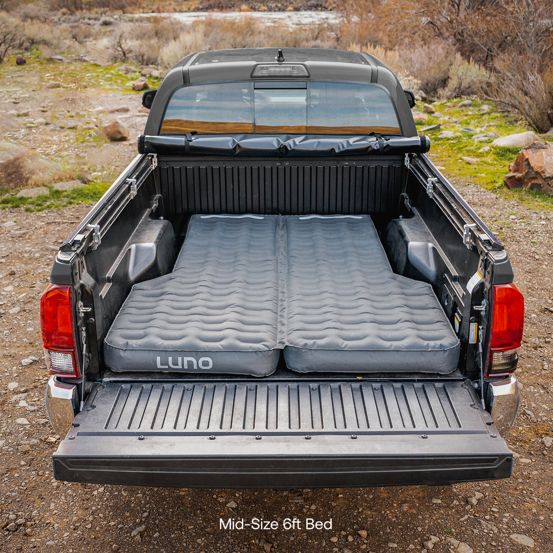 Luno Premium AIR Toyota Tacoma Truck Bed Mattress for Camping or Adventuring