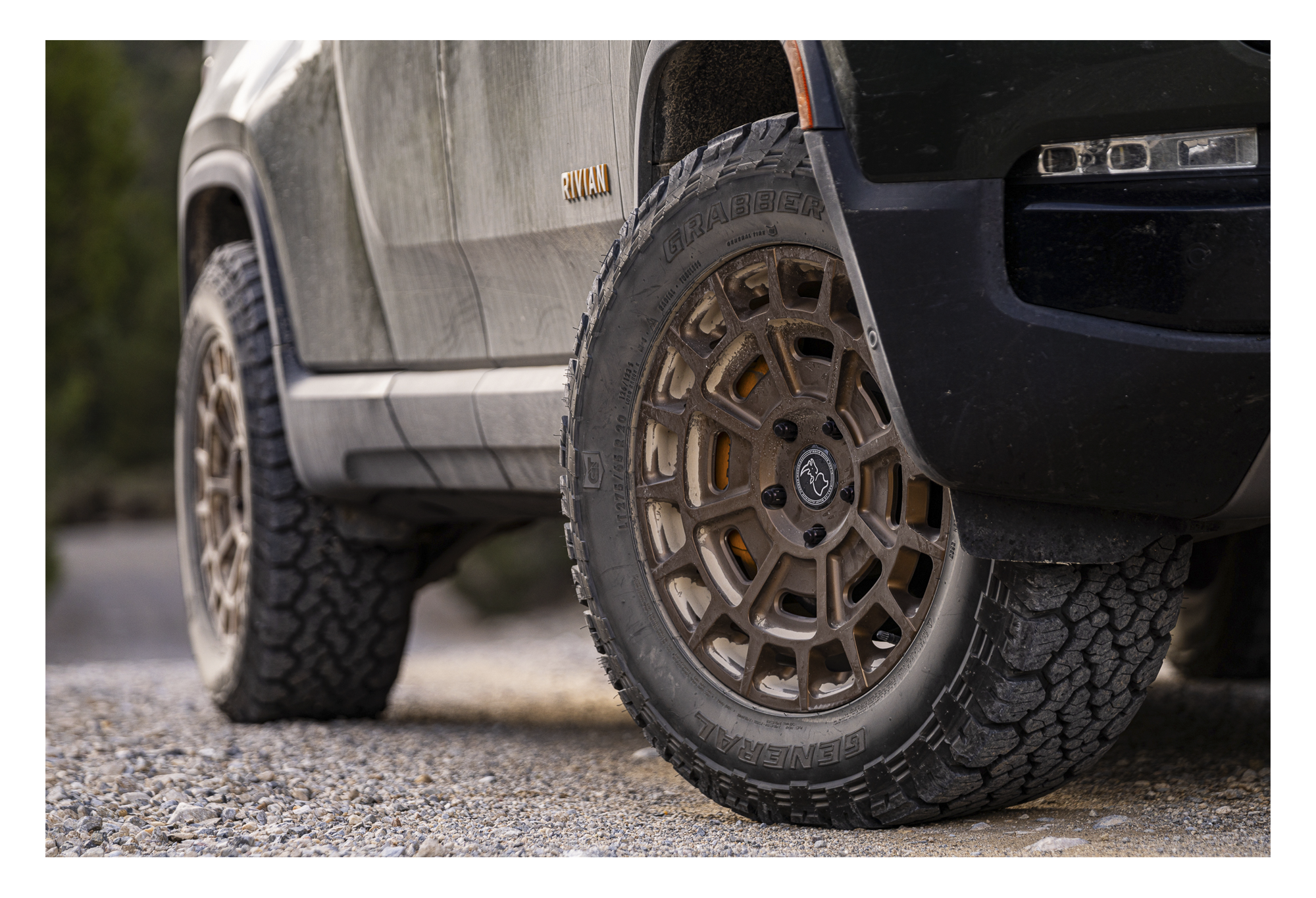 Voltaic 20" Flow Forged Wheels & Tire Packages by Black Rhino for Rivian R1T / R1S