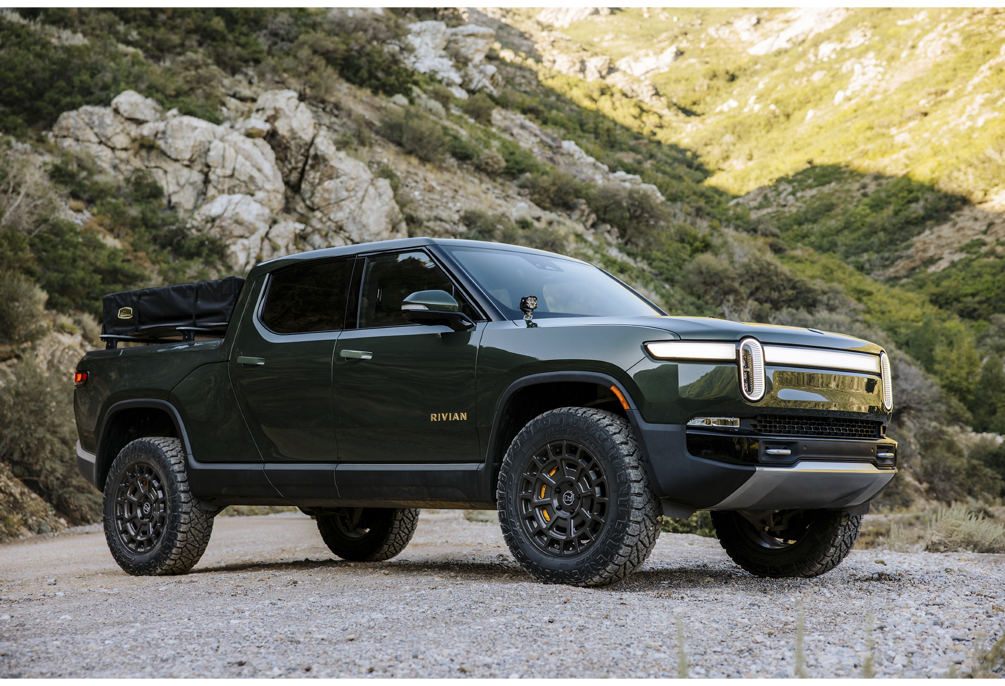 Voltaic 20" Flow Forged Wheels & Tire Packages by Black Rhino for Rivian R1T / R1S