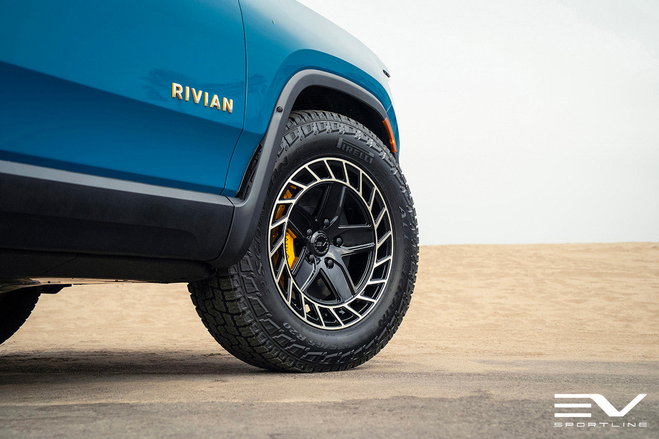 Special Savings! R500 Directional Aero 20" Precision Forged Wheel & Tire Package for Rivian R1T / R1S